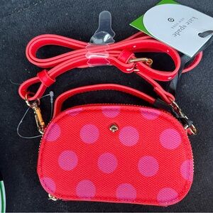 Red and Pink Polka Dot Mini Bag